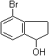 structure of CAS# 16657-10-6, 4-Bromoindan-1-ol;4-Bromo-2,3-dihydro-1H-inden-1-ol