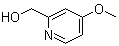 4-Methoxy-2-pyridinemethanol molecular structure (CAS 16665-38-6)