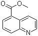 结构式 CAS# 16675-62-0, 5-喹啉甲酸甲酯