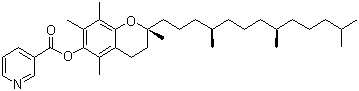 维生素 E 烟酸酯分子结构 (CAS 16676-75-8)