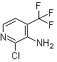 2-Chloro-4-(trifluoromethyl)-3-pyridinamine molecular structure (CAS 166770-70-3)
