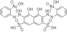 结构式 CAS# 1668-00-4, 偶氮胂 III