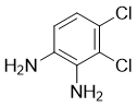 3,4-二氯-1,2-苯二胺分子结构 (CAS 1668-01-5)