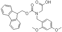 N-[(2,4-Dimethoxyphenyl)methyl]-N-[(9H-fluoren-9-ylmethoxy)carbonyl]glycine molecular structure (CAS 166881-42-1)