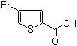 4-Bromo-2-thiophenecarboxylic acid molecular structure (CAS 16694-18-1)