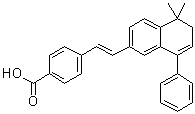 4-[(1E)-2-(5,6-Dihydro-5,5-dimethyl-8-phenyl-2-naphthalenyl)ethenyl]benzoic acid molecular structure (CAS 166977-43-1)