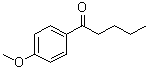 4'-甲氧基苯戊酮分子结构 (CAS 1671-76-7)