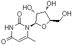 structure of CAS# 16710-13-7, 6-Methyluridine;NSC 112513
