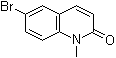 6-Bromo-1-methyl-2(1H)-quinolinone molecular structure (CAS 16717-25-2)
