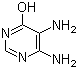 结构式 CAS# 1672-50-0, 4,5-二氨基-6-羟基嘧啶