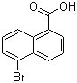 5-Bromonaphthalene-1-carboxylic acid molecular structure (CAS 16726-67-3)