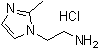 2-甲基-1H-咪唑-1-乙烷胺单盐酸盐分子结构 (CAS 167298-64-8)