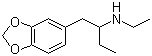 N-Ethyl-1-(3,4-methylenedioxyphenyl)-2-butanamine molecular structure (CAS 167394-39-0)