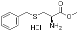 S-苄基-L-半胱氨酸甲酯盐酸盐分子结构 (CAS 16741-80-3)