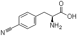 结构式 CAS# 167479-78-9, L-4-氰基苯丙氨酸