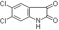 structure of CAS# 1677-48-1, 5,6-Dichloroisatin;5,6-Dichloro-1H-indole-2,3-dione