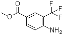 4-氨基-3-三氟甲基苯甲酸甲酯分子结构 (CAS 167760-75-0)