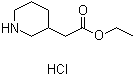 结构式 CAS# 16780-05-5, 3-哌啶乙酸乙酯盐酸盐