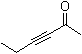 3-己炔-2-酮分子结构 (CAS 1679-36-3)