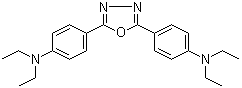 结构式 CAS# 1679-98-7, 2,5-二(4-二乙基氨基苯基)-1,3,4-恶二唑