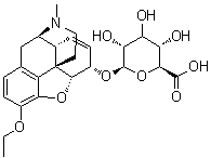 Ethylmorphine 6-glucuronide molecular structure (CAS 168074-32-6)