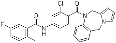 Lixivaptan molecular structure (CAS 168079-32-1)