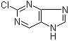 2-氯嘌呤分子结构 (CAS 1681-15-8)