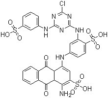 Reactive Blue 5 molecular structure (CAS 16823-51-1)