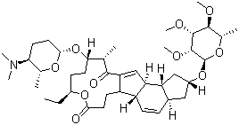 结构式 CAS# 168316-95-8, 刺糖菌素
