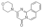 结构式 CAS# 168425-64-7, 2-(吗啉-4-基)嘧啶并[2,1-a]异喹啉-4-酮
