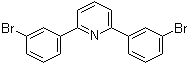2,6-Bis(3-bromophenyl)pyridine molecular structure (CAS 168426-24-2)