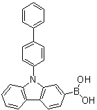 9-(Biphenyl-4-yl)carbazole-2-boronic acid molecular structure (CAS 1686100-04-8)