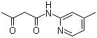 N-(4-Methyl-2-pyridinyl)-3-oxobutanamide molecular structure (CAS 16867-45-1)