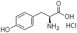 L-Tyrosine hydrochloride molecular structure (CAS 16870-43-2)