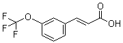 3-(Trifluoromethoxy)cinnamic acid molecular structure (CAS 168833-80-5)
