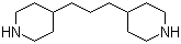 结构式 CAS# 16898-52-5, 1,3-二(4-哌啶基)丙烷; 4,4'-(1,3-丙二基)双哌啶