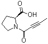 1-(1-Oxo-2-butyn-1-yl)-L-proline molecular structure (CAS 1689941-15-8)