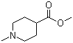 structure of CAS# 1690-75-1, Methyl N-methyl-4-piperidinecarboxylate