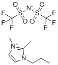 structure of CAS# 169051-76-7, 1,2-Dimethyl-3-propylimidazolium bis(trifluoromethylsulfonyl)imide;bis(trifluoromethylsulfonyl)azanide;1,2-dimethyl-3-propylimidazol-1-ium