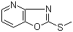 2-甲硫基噁唑并[4,5-b]吡啶分子结构 (CAS 169205-95-2)