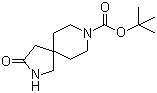 tert-Butyl 3-oxo-2,8-diazaspiro[4.5]decane-8-carboxylate molecular structure (CAS 169206-67-1)