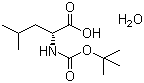 structure of CAS# 16937-99-8, BOC-D-Leucine monohydrate;N-(tert-Butoxycarbonyl)-D-leucine monohydrate