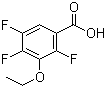 3-Ethoxy-2,4,5-trifluorobenzoic acid molecular structure (CAS 169507-61-3)