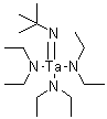tert-Butyliminotris(diethylamino)tantalum molecular structure (CAS 169896-41-7)