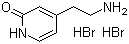 4-(2-Aminoethyl)-2(1H)-pyridinone dihydrobromide molecular structure (CAS 170026-03-6)