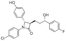 Ezetimibe Desfluoro Chloro Impurity molecular structure (CAS 1700622-08-7)