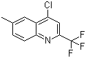 4-Chloro-6-methyl-2-(trifluoromethyl)quinoline molecular structure (CAS 1701-26-4)