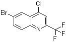 structure of CAS# 1701-28-6, 6-Bromo-4-chloro-2-(trifluoromethyl)quinoline