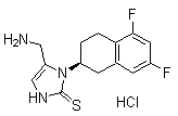 Nepicastat hydrochloride molecular structure (CAS 170151-24-3)