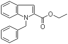 1-苄基-2-吲哚羧酸乙酯分子结构 (CAS 17017-66-2)